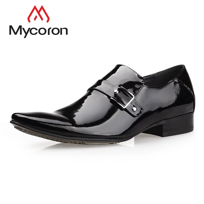 

Mycoron Fashion Men'S Pointed Shoes Men'S Business Shoes Patent Leather Dress Men'S Shoes Men'S Wedding Shoes Zapatos Hombre