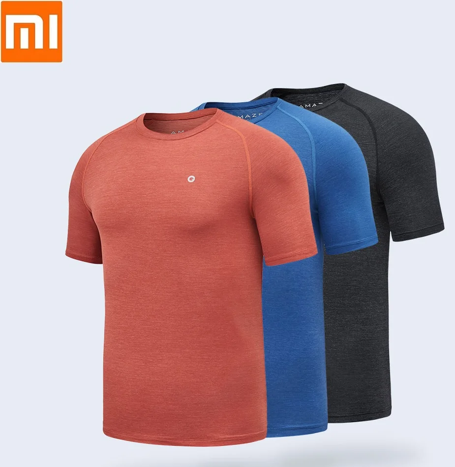 Xiaomi cool быстросохнущая футболка удобная дышащая высокоэластичная гладкая