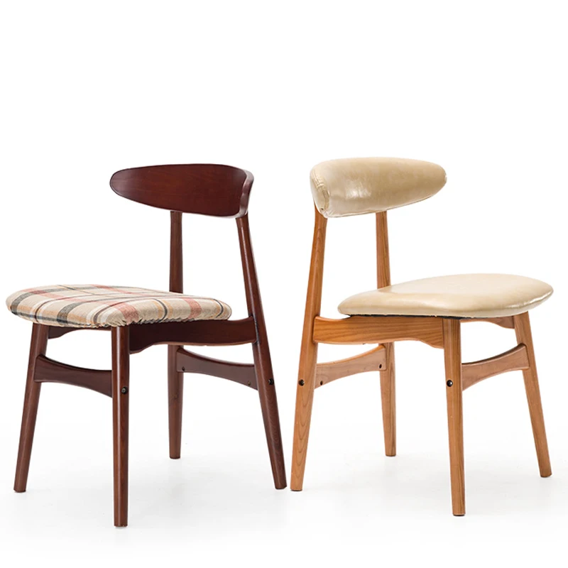 Новые 100% деревянный стул обеденный Столовая мебель из искусственной кожи стул хлопок стул гостиной мебелью офисная мода стул