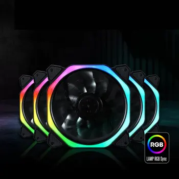 

RGB Light CPU Cooler Cooling Fan Ultra Quiet Durable Aluminum PC Silent Cooling Fan CPU Cooler Heat Sink For Computer