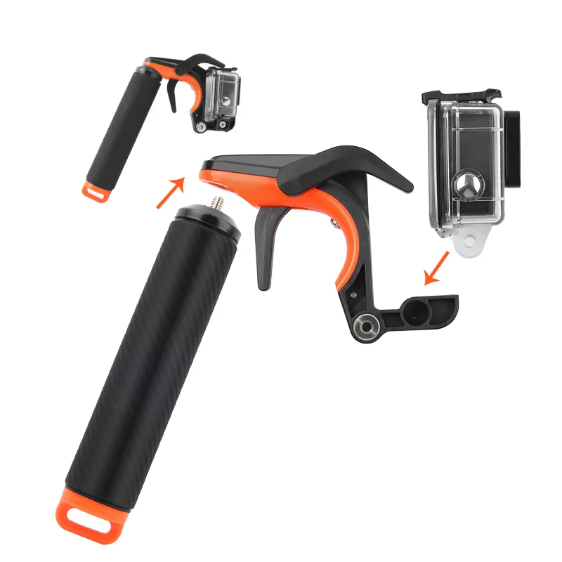 Спуск затвора плавающая рукоятка плавучая для дайвинга GoPro HERO 8 7 6 5 4 sj5000 XiaomI yi4k