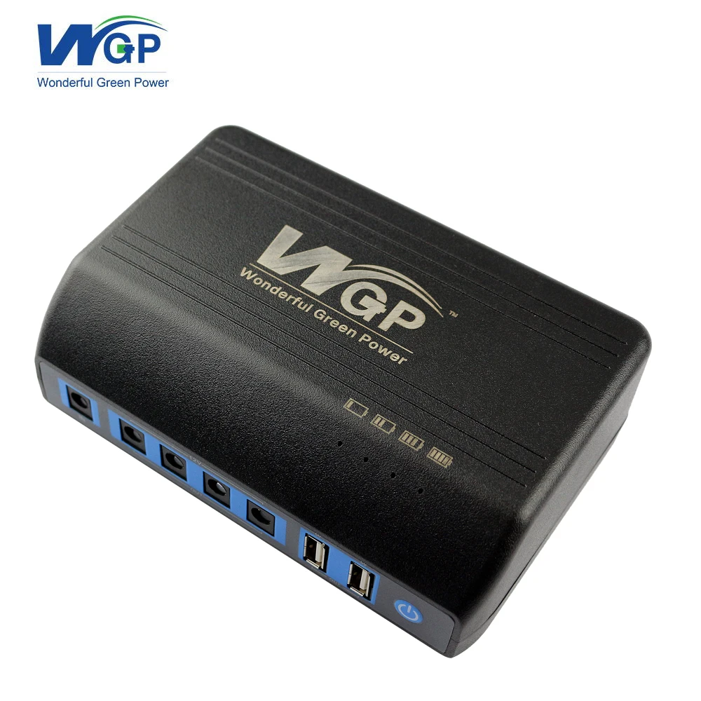 Высокая емкость 31200mAh банк питания DC 12V USB 5V много точек станция батарейного для