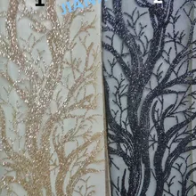 Высококачественная французская Тюлевая кружевная ткань CiCi-112945 африканский тюль с блестками