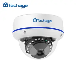 Techage камера видеонаблюдения, Купольные IP Камера 720 P 960 P 1080 P ИК Открытый P2P Onvif металлический видео безопасности Камеры скрытого