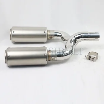 

bn600 bj600 Motorcycle Full System SC GP Project Exhaust With Link Pipe Exhaust Muffler DB Killer For Benelli 600 bn600 bj600
