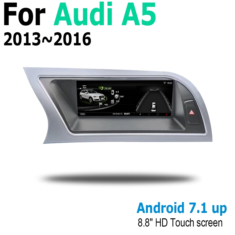 Sale Car Android screen For Audi A5 8T 8F 2013~2016 MMI touch display GPS Navigation radio stereo Audio head unit multimedia player 3