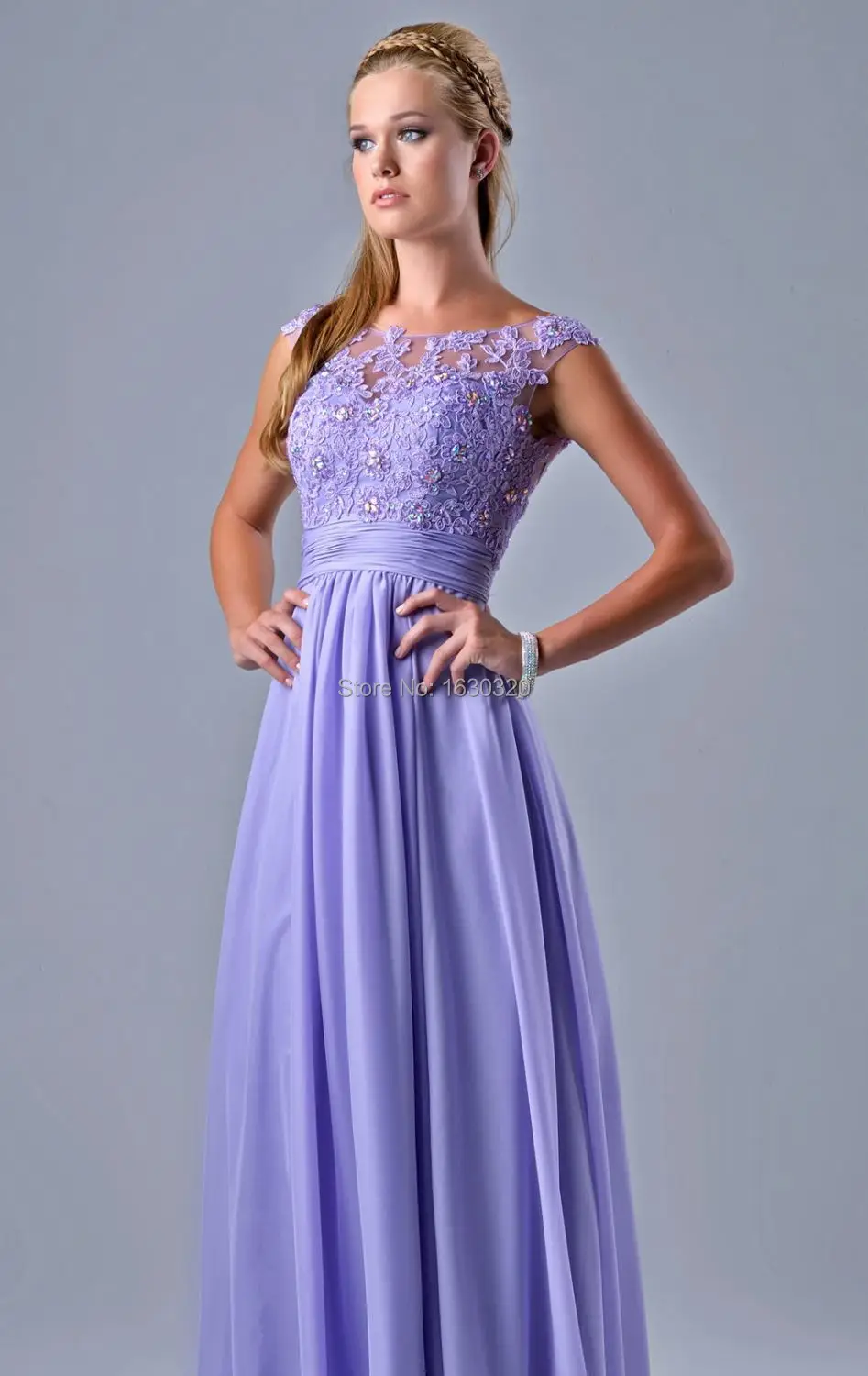 light purple occasion dress