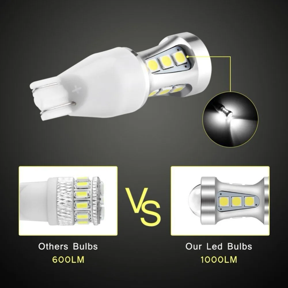 

New 1000Lm T15 LED Canbus OBC Error Free Bulbs T15 LED Wedge Bulb Reverse Lights 921 912 W16W LED Canbus Stop Car Lamp