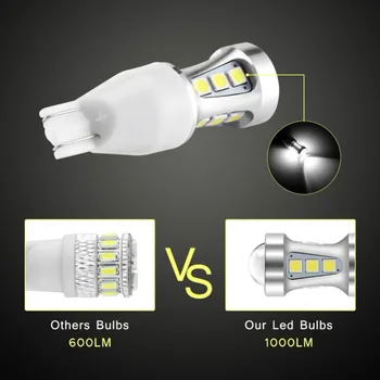 

New 1000Lm T15 LED Canbus OBC Error Free Bulbs T15 LED Wedge Bulb Reverse Lights 921 912 W16W LED Canbus Stop Car Lamp