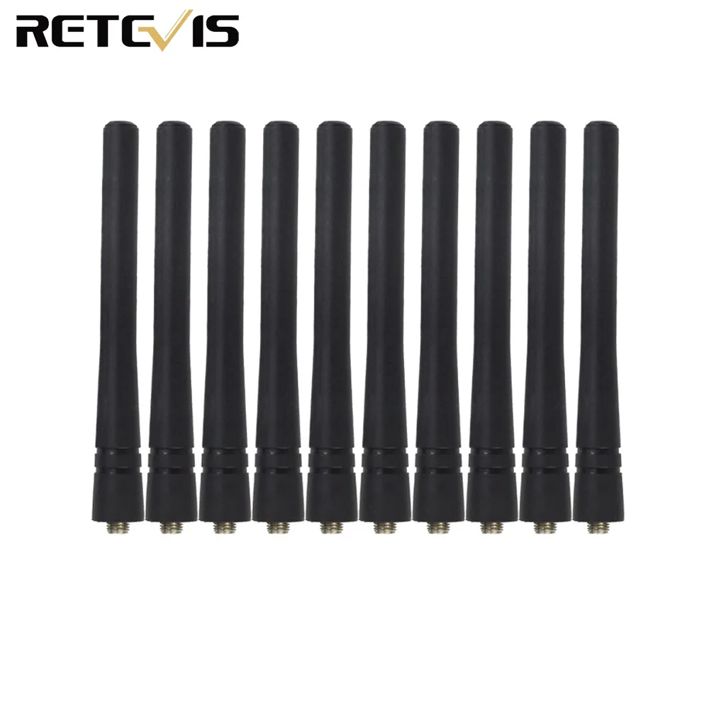 10 шт. встроенная антенна UHF 400 480 МГц для рации Retevis RT21 J9118D|walkie talkie|antenna uhfwalkie talkie retevis