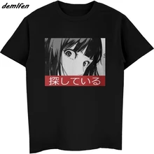 Новинка, Мужская футболка с коротким рукавом, Летний стиль, модные мужские футболки, новинка, Stare-Sad, японская Эстетическая футболка, футболка с 3D принтом, футболки, Топ
