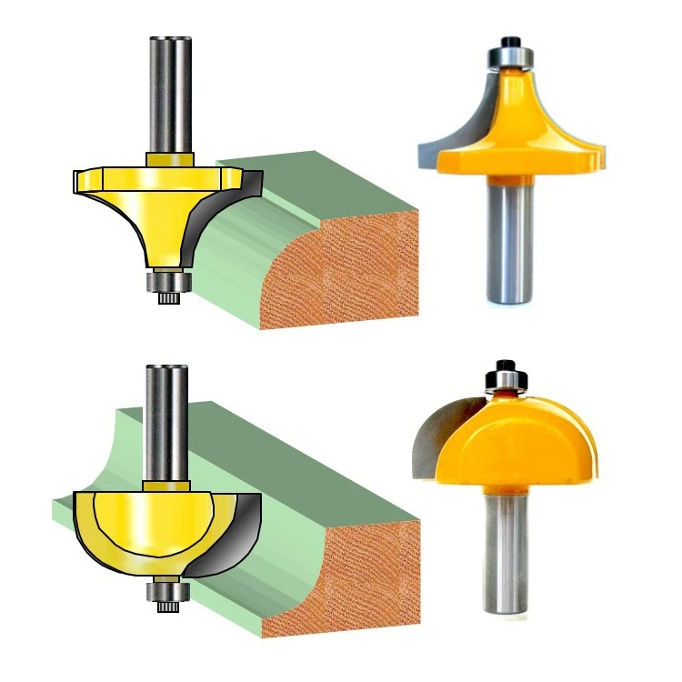 Woodworking milling cutter solid wood round table corner knife 2 pieces of movable edge cutting edge trimmer edge cutter electri