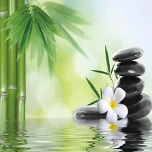 Обои на заказ, домашний декор, бамбуковые камни, спальня, гостиная, диван, ТВ, фон, Настенная роспись, обои, Papel De Parede, 3D