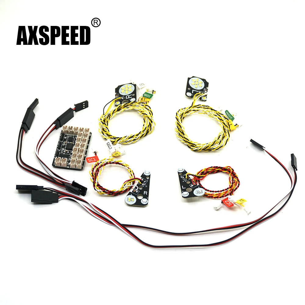 

TRX4 RC Car Front Rear LED Lights Lamp Group for 1/10 RC Crawler Traxxas TRX-4 Free Shipping