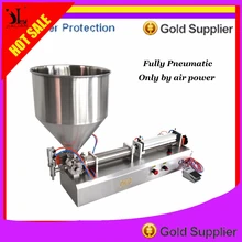 Полностью пневматическая машина для наполнения пасты пневматическая с одним цилиндром поршневой Крем-шампунь для лосьонов и соусов масляный наполнитель