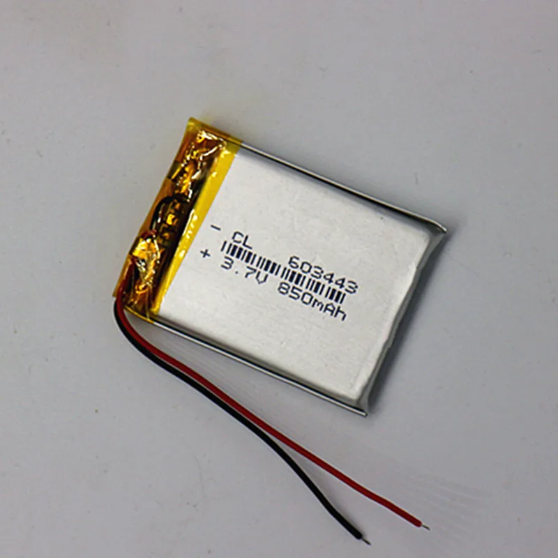 3.7V polymer lithium battery 603443 core GPS navigator MP4 electronic dog MP5 speaker 850mAh | Электроника