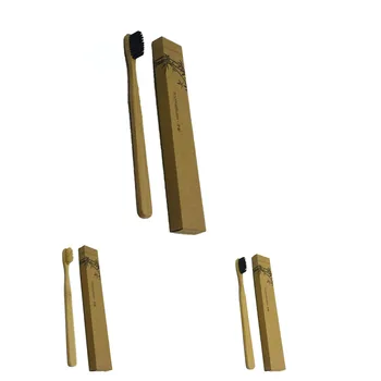 

2018 New Bamboo Handle Toothbrush Nylon/Sharpen Wire Bristles Toothbrushes for Home Hotel For Adults