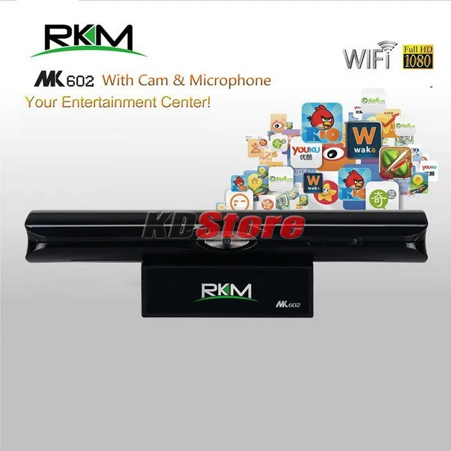 

10PCS Rikomagic MK602 TV Box Mini PC Android Dual Core 8GB Magic Bluetooth with Camera & Microphone (DW055) @SD