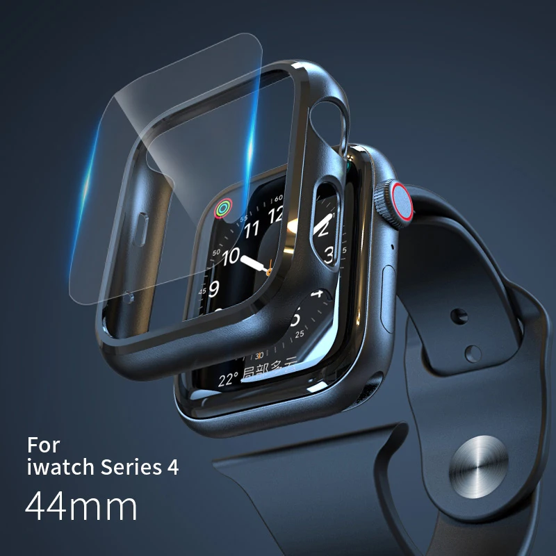 20D Tempered Glass For Apple Watch 44mm 38mm 42mm 40mm Series 4 3 2 1 Full Cover Curved Edge Frame Screen Protector i | Мобильные