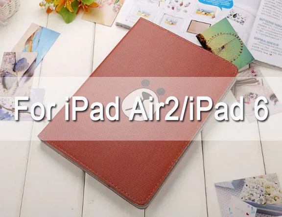 Прекрасный мультфильм животных флип чехол для iPad 2/3/4 Air Air2 чехол для планшета Stander Обложка для iPad 9,7 Мини авто проснуться/сна - Цвет: For air2 iPad6