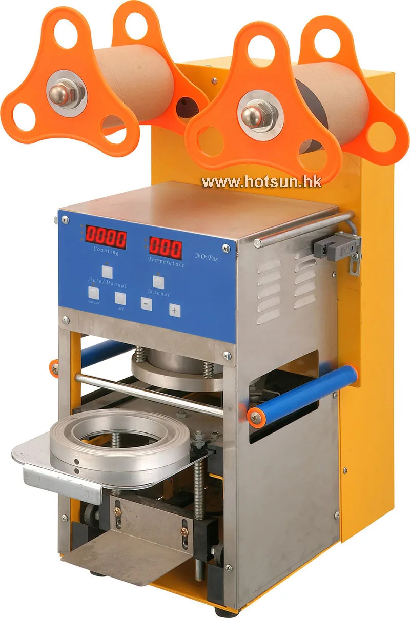 Digital Full Automatic Cup Sealing Machine for Milk Tea Cup 75/95mm