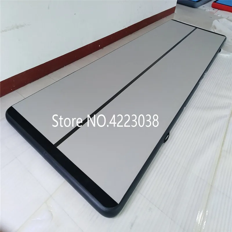 Free Shipping To Door 4*1*0.2m Black Inflatable Air Track Gym Mat For Professional Gymnastics Games With a Pump | Игрушки и хобби
