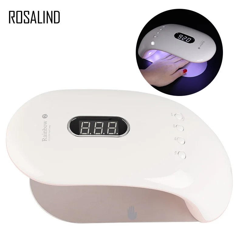 

ROSALIND 36W Drying For Nails Art Tool SUNRB2 UV LED Curing Light Fast Nail Gel Polish Varnish For Manicure Machine Nail Dryer