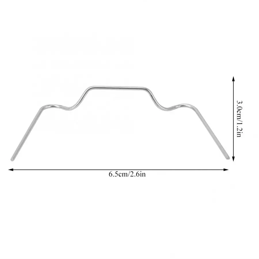 50 шт. Нержавеющая Сталь остекление зажимы толстые теплицы остекление зажимы инструмент "W" пружинная Пряжка оборудование