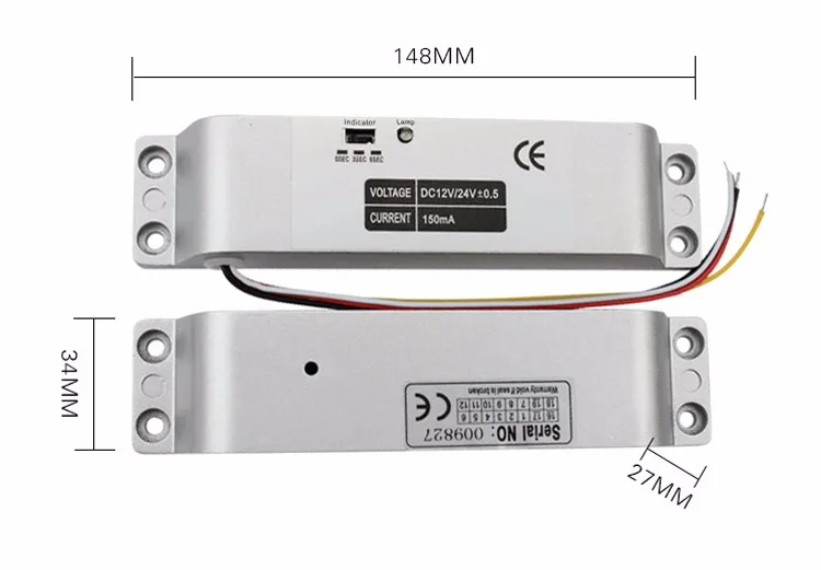 LPSECURITY 12 В система контроля доступа, безопасный Электрический замок drobbolt, система контроля допуска к двери, электрический замок