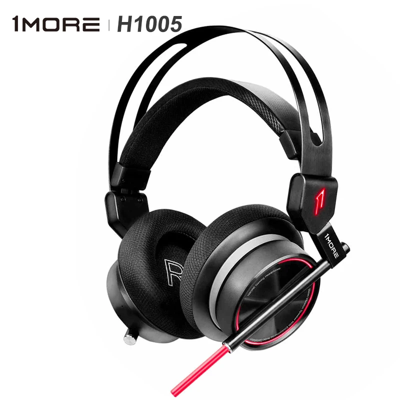 

1MORE H1005 Spearhead VRX Gaming Headphones Waves Nx Head Tracking 3D Audio Experience ENC Dual Mic Technology LED 7.1 Surround