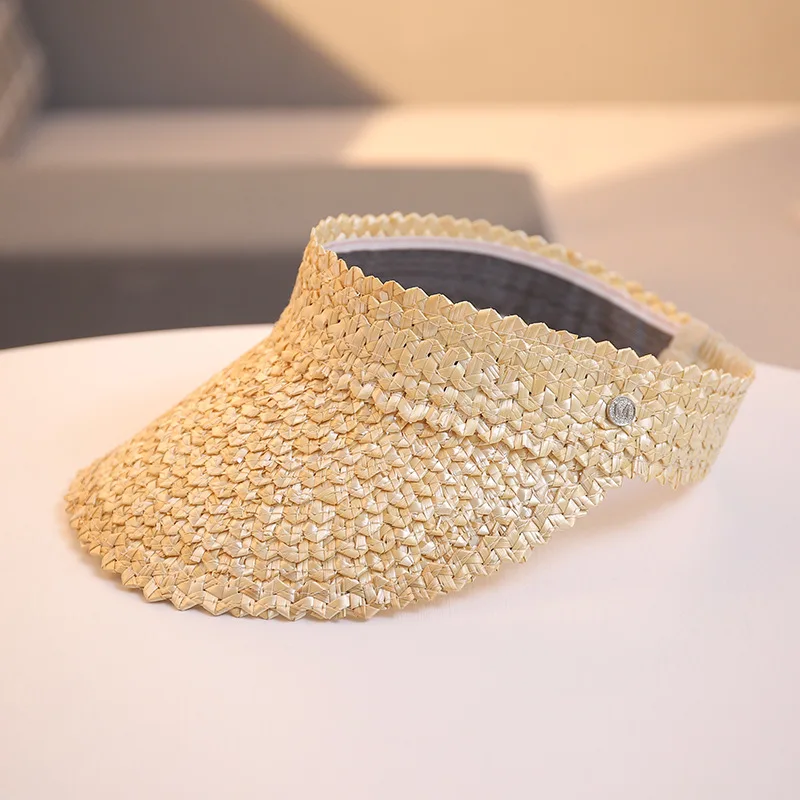 

01906-shi Handmade Pineapple pattern straw without baseball cap men women street hat