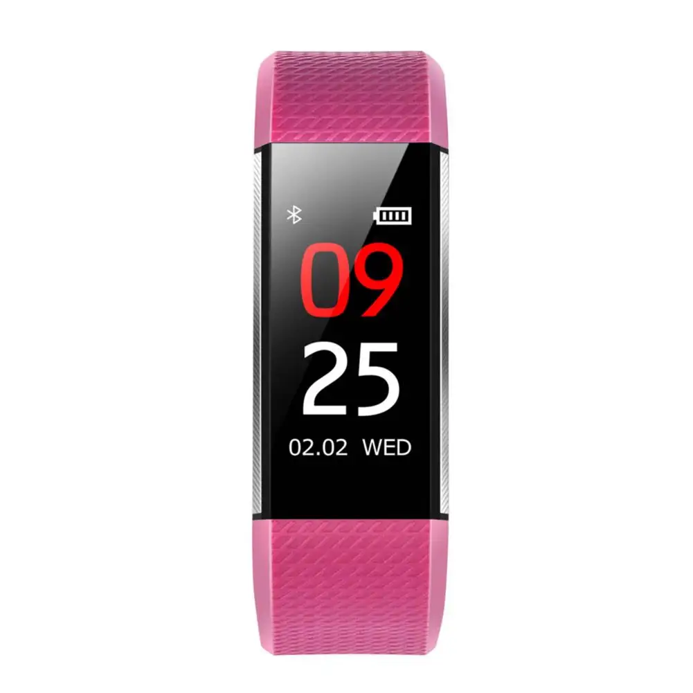 Smart Bracelet Bluetooth Waterproof Sport Fitness Aking Pedometer Heart Rate Blood Pressure Monitor Anti-lost Touch Smart Watch Smart Bracelet Bluetooth Waterproof Sport Fitness Aking Pedometer Heart Rate Blood Pressure Monitor Anti-lost Touch Smart Watch