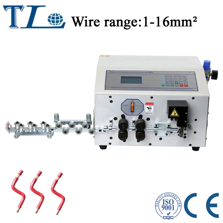 

computer automatic wire stripping machine SWT508-ZW(4 rollers )and cutting machine for cable and bending machine from 1 to 16mm2