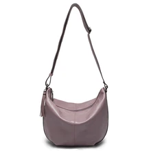 Кожаная гарантия 25*22*10 см, женская сумка Хобо, женская сумка из натуральной кожи, Натуральная воловья кожа, сумка через плечо M040