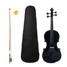 Акустическая скрипка 4/4 полноразмерная деревянная скрипка с бантом канифоль Чехол черный