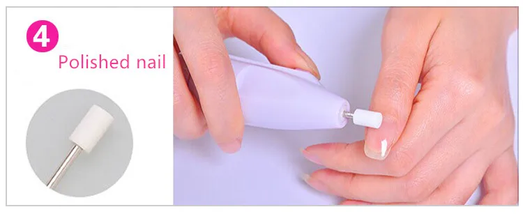 1 набор мини-дрель для ногтей для электрического маникюрного сверлильного станка, аксессуары для маникюра, педикюра, полировальная пилка, буферные инструменты для дизайна ногтей