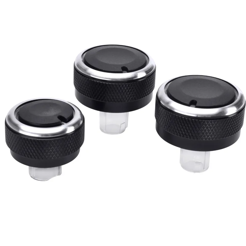 SPEEDWOW 3pcs Car Accessories Air Conditioning Knob AC Knob Heat