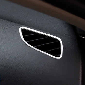 

Car Styling Air Vents Decorative Cover Sequins Stainless Steel Trim For Audi A6 C7 2012-18 LHD Interior Auto Accessories