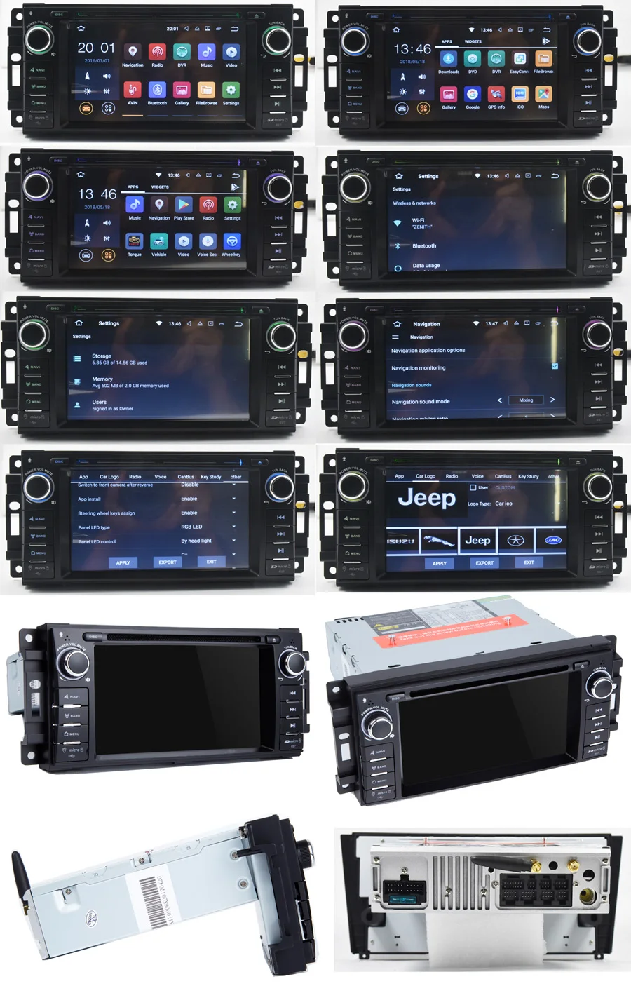 Flash Deal SilverStrong 8Core 4G+64G Android9.0 Car DVD for Jeep Cherokee 2009 2008 2010 Wrangler car stereo for Dodge radio for Chrysler 5