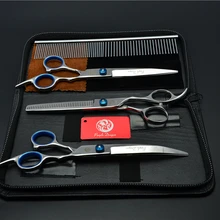 4 шт. костюм 6 ''17,5 см 4 Цвета Профессиональные Парикмахерские ножницы и расческа+ ножницы для резки+ Истончение+ вниз изогнутые ножницы Z3001