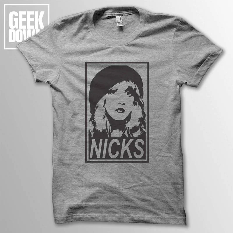 Новое поступление Стиви Никс футболка с музыкальной тематикой Fleetwood Mac тройники рок рубашка богиня