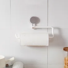 Kitchen Organizer Paper Holder Stick Rack Roll Holder for Bathroom Towel Storage Rack WC Tools Shelf