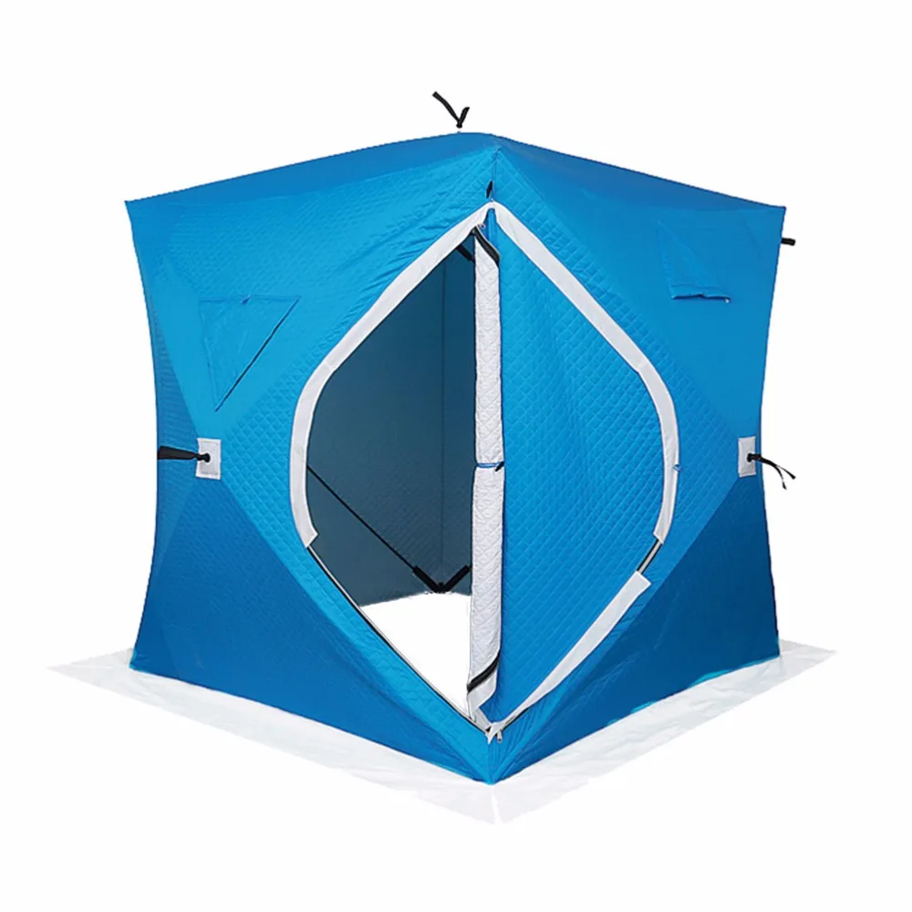 Anti-UV-Water-Repellent-Add-Cotton-Thickening-Ice-Fishing-Shelter-Tent-Pop-up