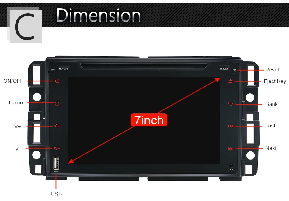 Discount Eunavi Car DVD GPS 2G+32G Navi For Chevrolet/Silverado/Tahoe/Monte GMC Yukon/Denali/Acadia 2 Din Car Radio Stereo BT WIFI 8 Core 25