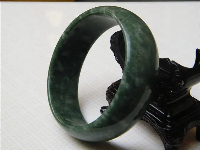

New Natural Jade Green Giant Super Wide Arm Bracelets Bracelets 83mm a 5.19