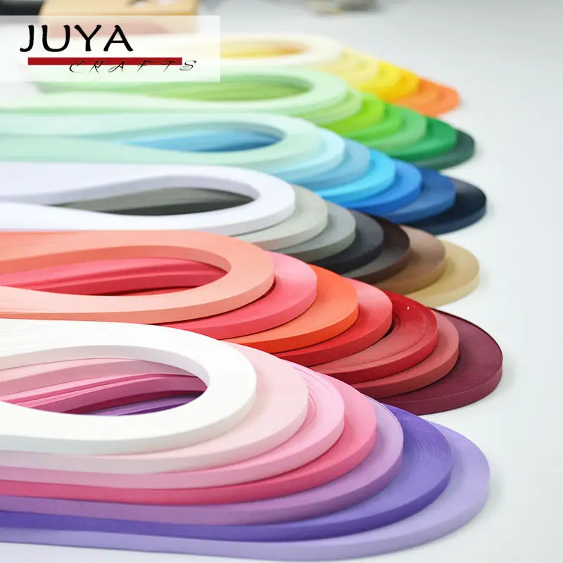 JUYA Paper Quilling 42 Colors 390mm Length 3 5 7 10mm width 4200 strips total DIY