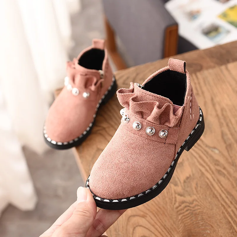 Autumn New Children's short boots For Baby Girls Leisure boot Rivet Fashion Kids Girls Martin boots for children 3-15years Autumn New Children's short boots For Baby Girls Leisure boot Rivet Fashion Kids Girls Martin boots for children 3-15years