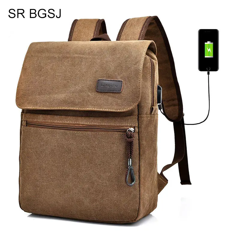 

Free Ship (USB Charge Interface) Fashion Unisex College School Mochila Casual Rucksack Daypack USB Backpack