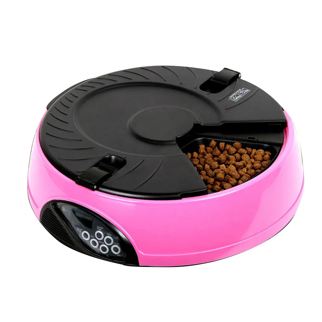 2017 Newly Dog Cat Automatic Feeders 6 Meal Automatic Feeding Device