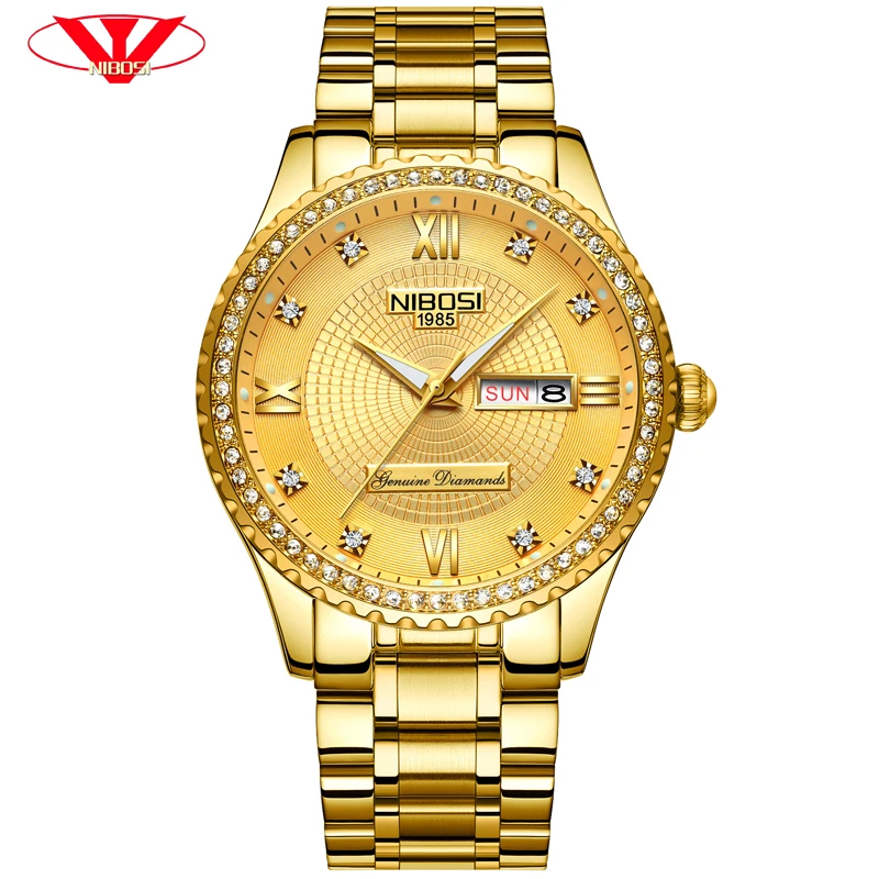 

NIBOSI Automatic Mechanical Mens Watches Top Brand Luxury Business Men Watch 2018 Fashion Military Watch Waterproof Wristwatch